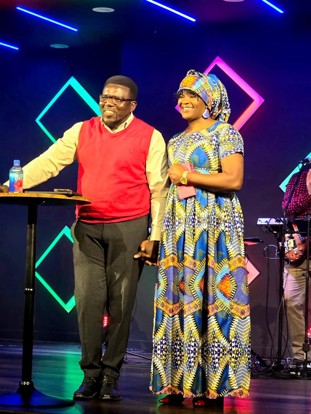 Pastors Daouda and Danielle Traoré of House of His Presence church in Victorville, California